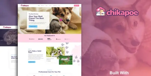 Chikapoe – Pet Care & Veterinary Elementor Template Kit